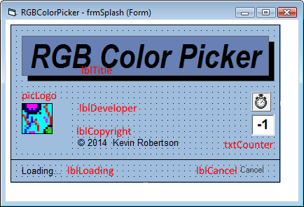 frmSplashScreen (Labelled)